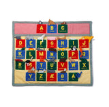 ABC WALL HANGINGS,  MULTICOLOR, Swedish and Danish - ABC WALL HANGING, GREY - Swedish