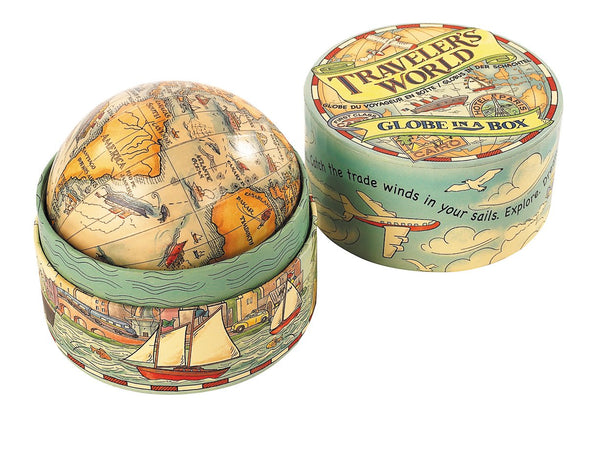 Globe in a Box – Weltkugel in Schachtel